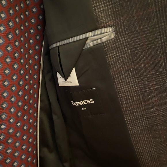 Express Brown Tailored Sport Coat - Picture 8 of 10